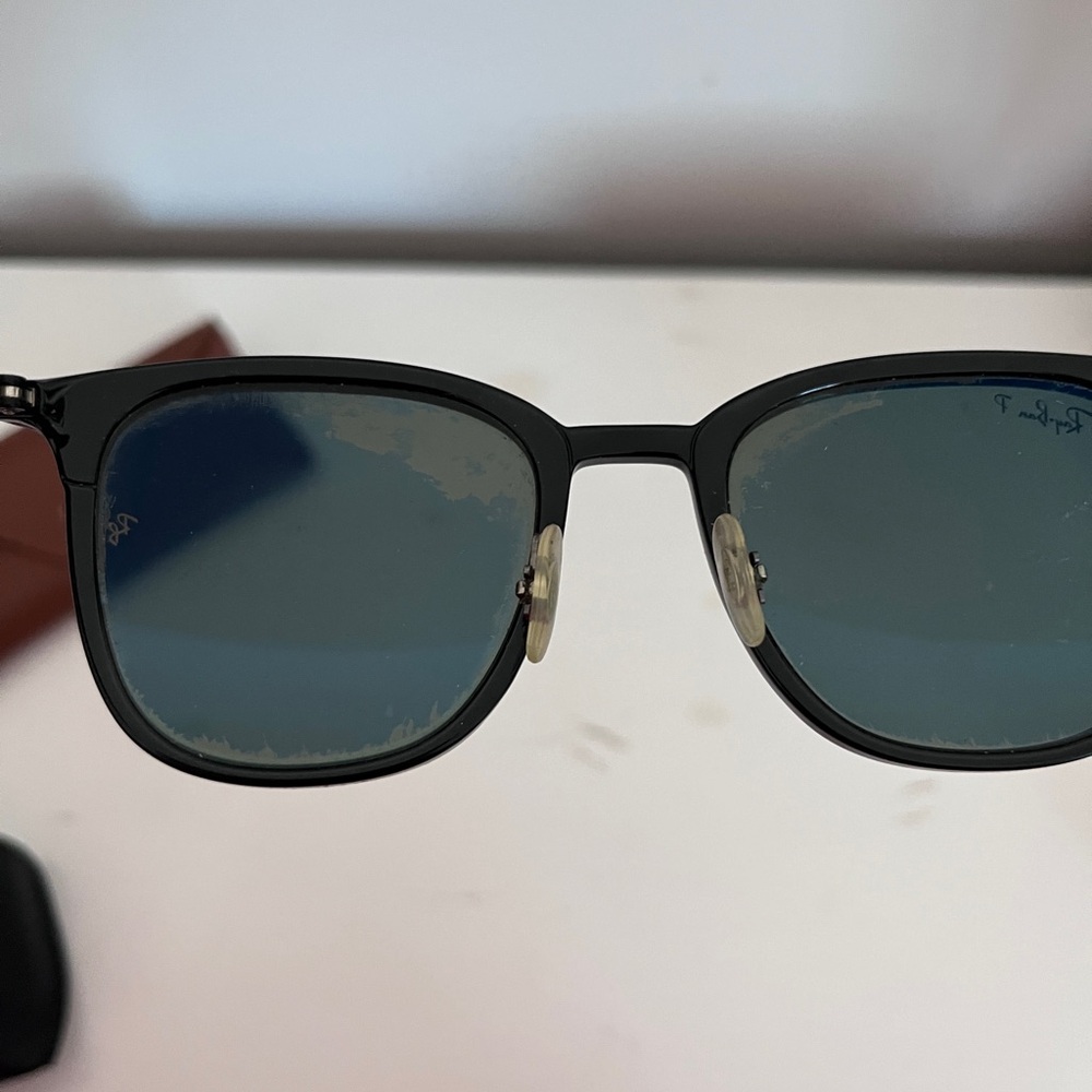 Ray-Ban Black and Green Sunglasses - Picture 3 of 6